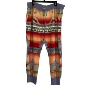 Polo Ralph Lauren Aztec Southwestern fleece sweat pants size XXL